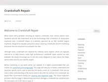 Tablet Screenshot of crankshaftrepair.org